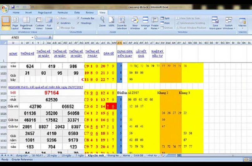 Chúng ta cần hiểu rõ được các bước hướng dẫn cơ bản để tạo bảng excel cần thiết cho tính lô đề.